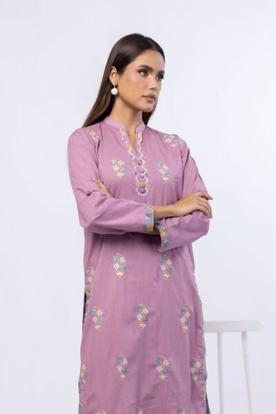 Embroidered | Crosshatch Poplin | Kurta | GBP 30.00