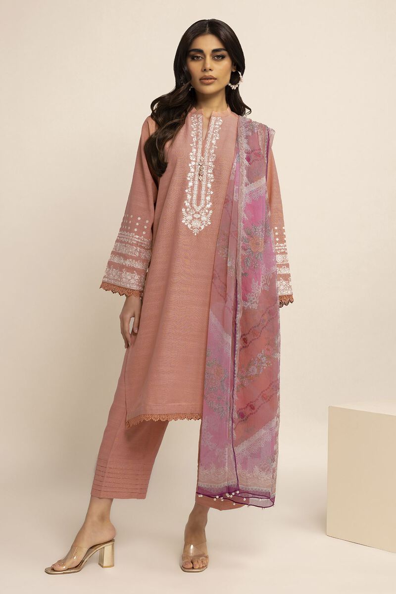 Embroidered | Crosshatch | Fabrics 3 Piece | null