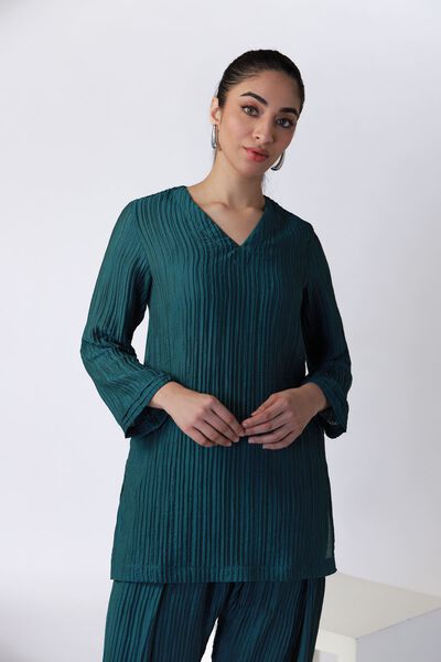 Dyed | Ripple Crinkle | Kurta | GBP 20.00