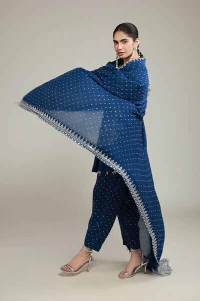 Dyed | Raw Silk | Co-ord 3 Piece | GBP 190.00