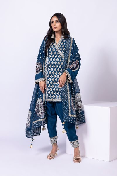 Embroidered | Viscose Oak Silk | Kurta | GBP 24.00