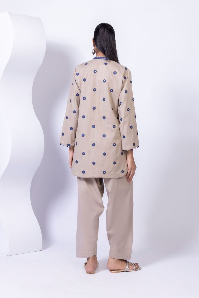 Embroidered | Crosshatch Poplin | Kurta | GBP 12.50