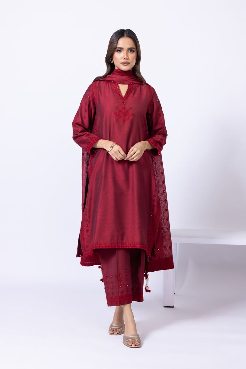 Embroidered | Raw Silk | Kurta | GBP 12.00