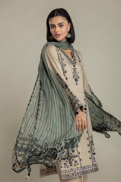 Embroidered | Raw Silk | 3 Piece Tailored | GBP 90.00