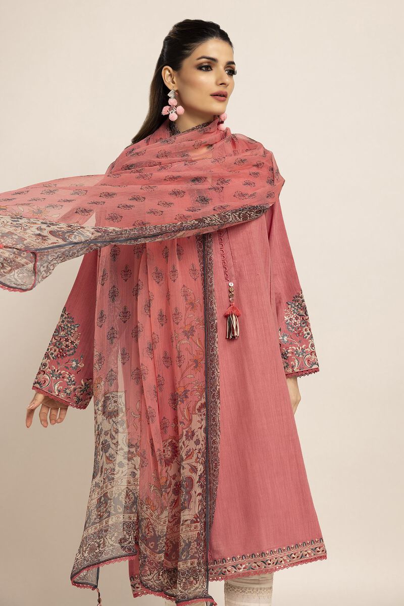 Crosshatch | Embroidered | Fabrics 2 Piece | Top Dupatta | null