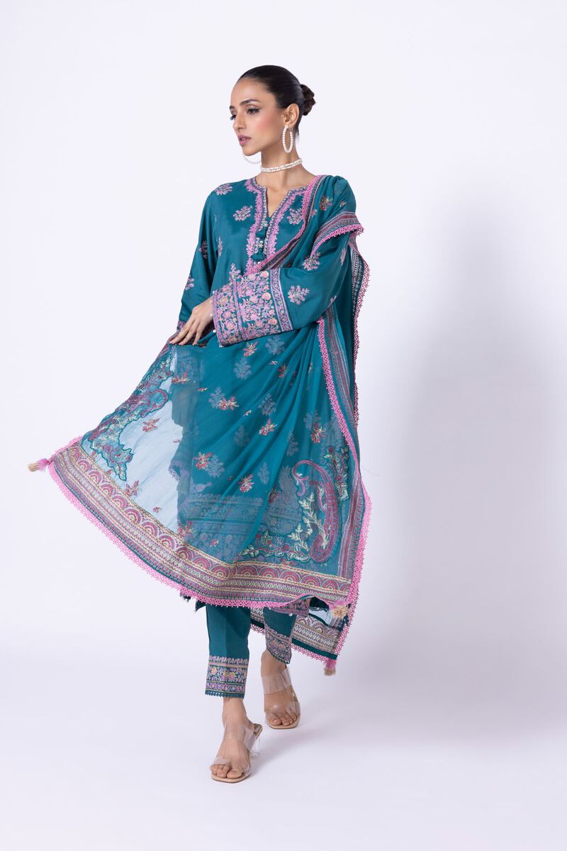 Embroidered | Bamber Chiffon | Dupatta | null