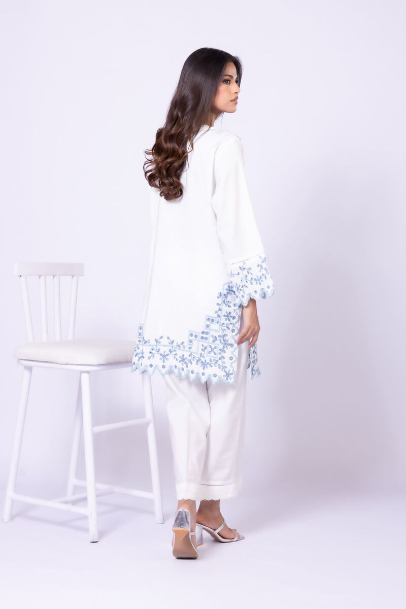 Embroidered | Dull Raw Silk | Kurta | GBP 16.50