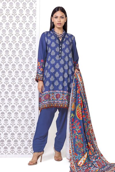 Printed | Marina Twill | Tailored 3 Piece | GBP 19.50