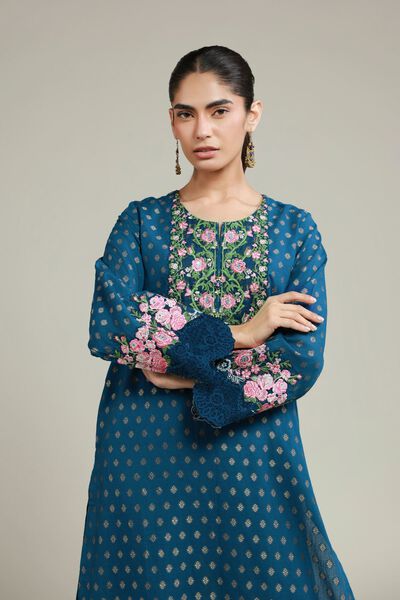 Embroidered | Jacquard | Fabrics 2 Piece | Top and Bottom | GBP 40.00