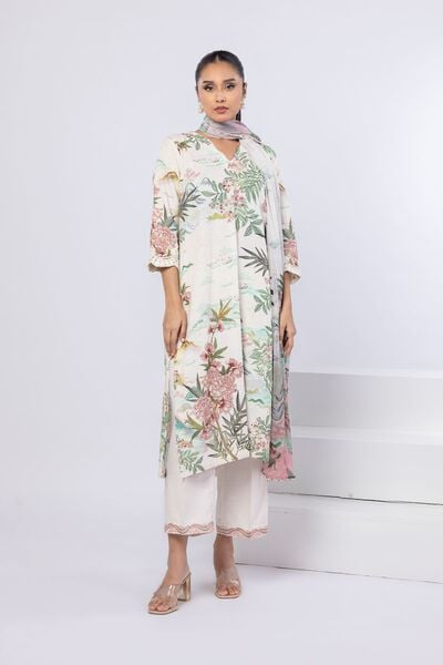Embroidered | Dull Raw Silk | Kurta | GBP 25.00