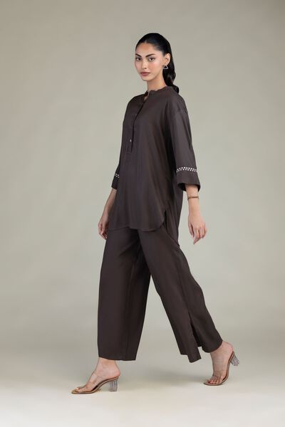 Embroidered | Viscose Crepe | Trousers | GBP 20.00