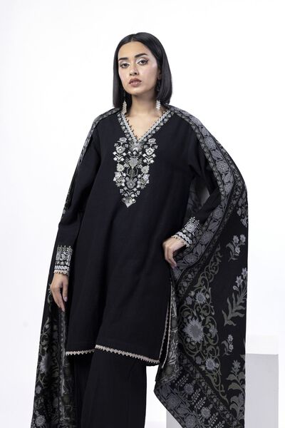 Embroidered | Khaddar | Fabrics 3 Piece | GBP 27.50