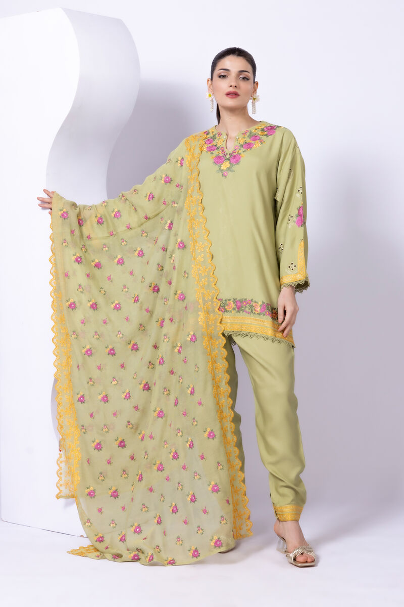 Embroidered | Viscose Oak Silk | Shalwar | GBP 20.00