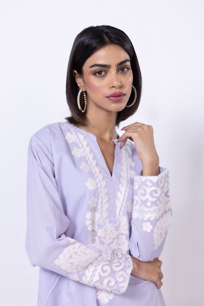 Embroidered | Cambric | Kurta | GBP 25.00