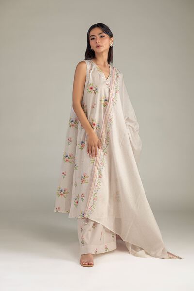 Printed | Cambric | Sleeveless Cambric Kurta | GBP 30.00
