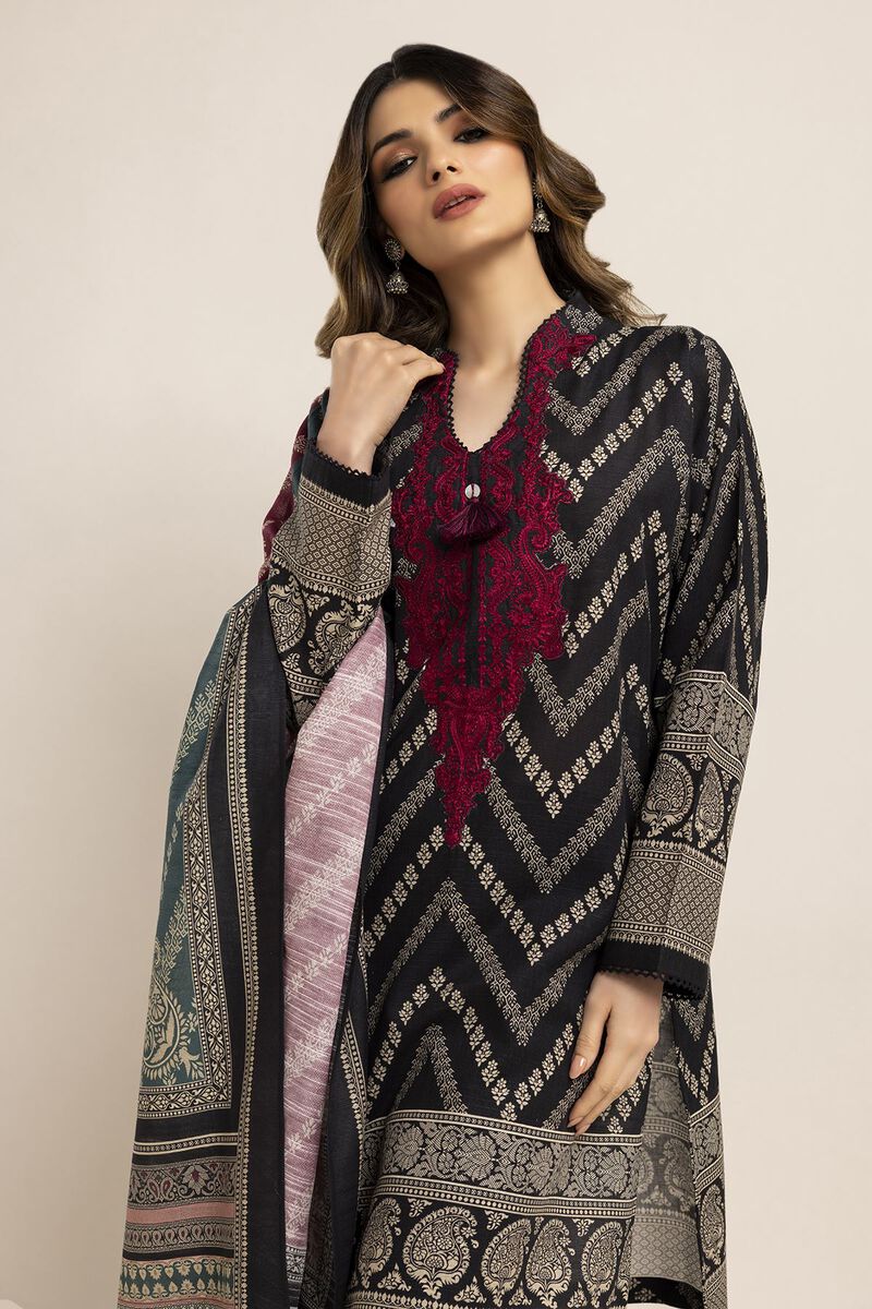 Embroidered | Light Khaddar | Fabrics 3 Piece | null