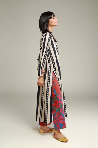 Embroidered | Cambric | Red Cambric Pants | GBP 15.00