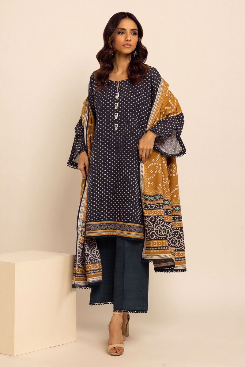 Printed | Light Khaddar | Fabrics 3 Piece | null