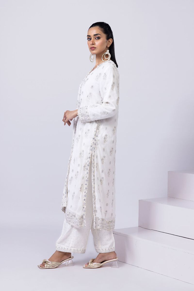 Embroidered | Viscose Oak Silk | Pants | GBP 20.00