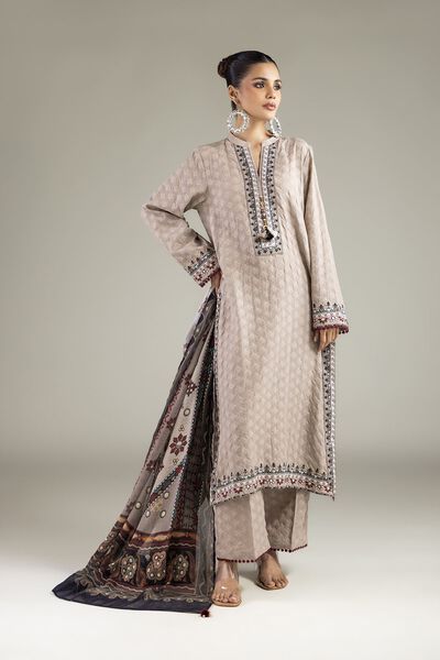 Embroidered | Broshia | Fabrics 3 Piece | GBP 45.00