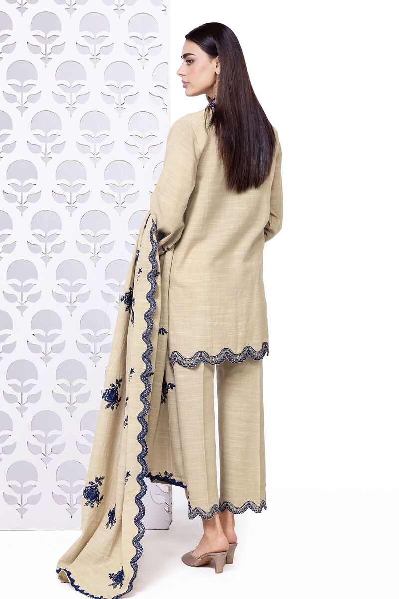 Embroidered | Khaddar | Fabrics 3 Piece | null
