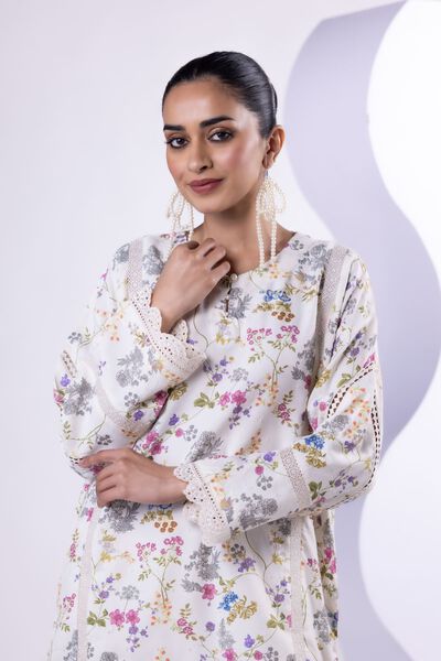 Embroidered | Russian Raw Silk | Kurta | GBP 50.00