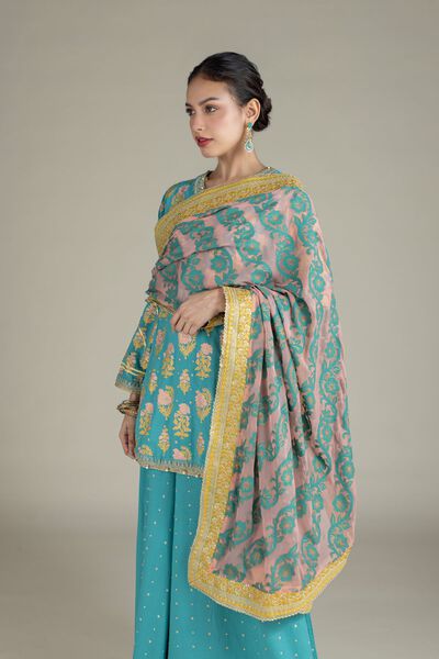 Embroidered | Chiffon | Dupatta | GBP 35.00