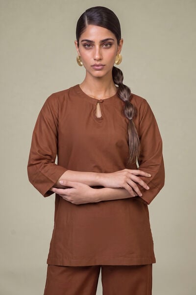 Dyed | Cotton Dobby | Tailored 2-Piece Set | GBP 40.00