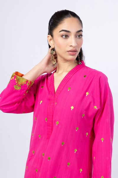 Embroidered | Handwoven Cotton | Kurta | GBP 25.00