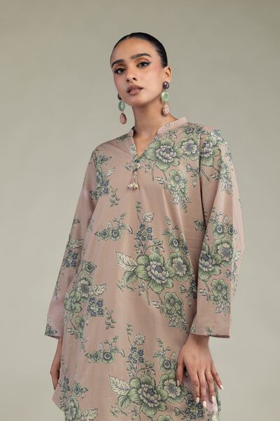 Printed | Cambric | Short Floral Kurta | GBP 30.00