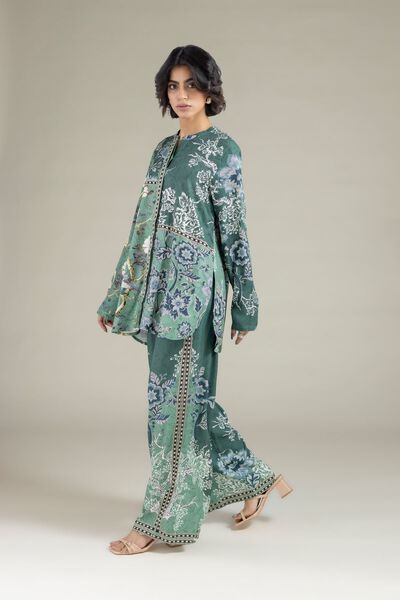 Printed | Viscose Crepe | Trousers | GBP 17.00