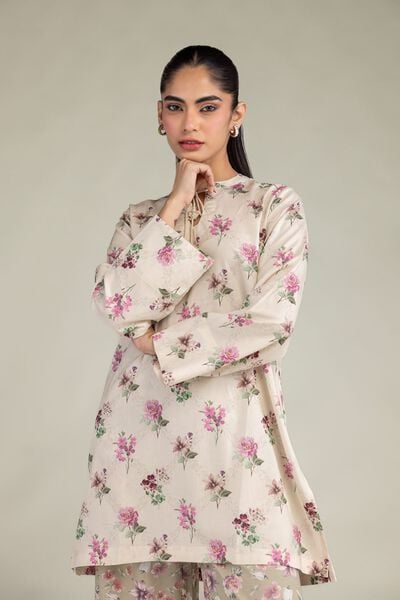 Printed | Cotton Viscose | Floral Short Kurta | GBP 35.00