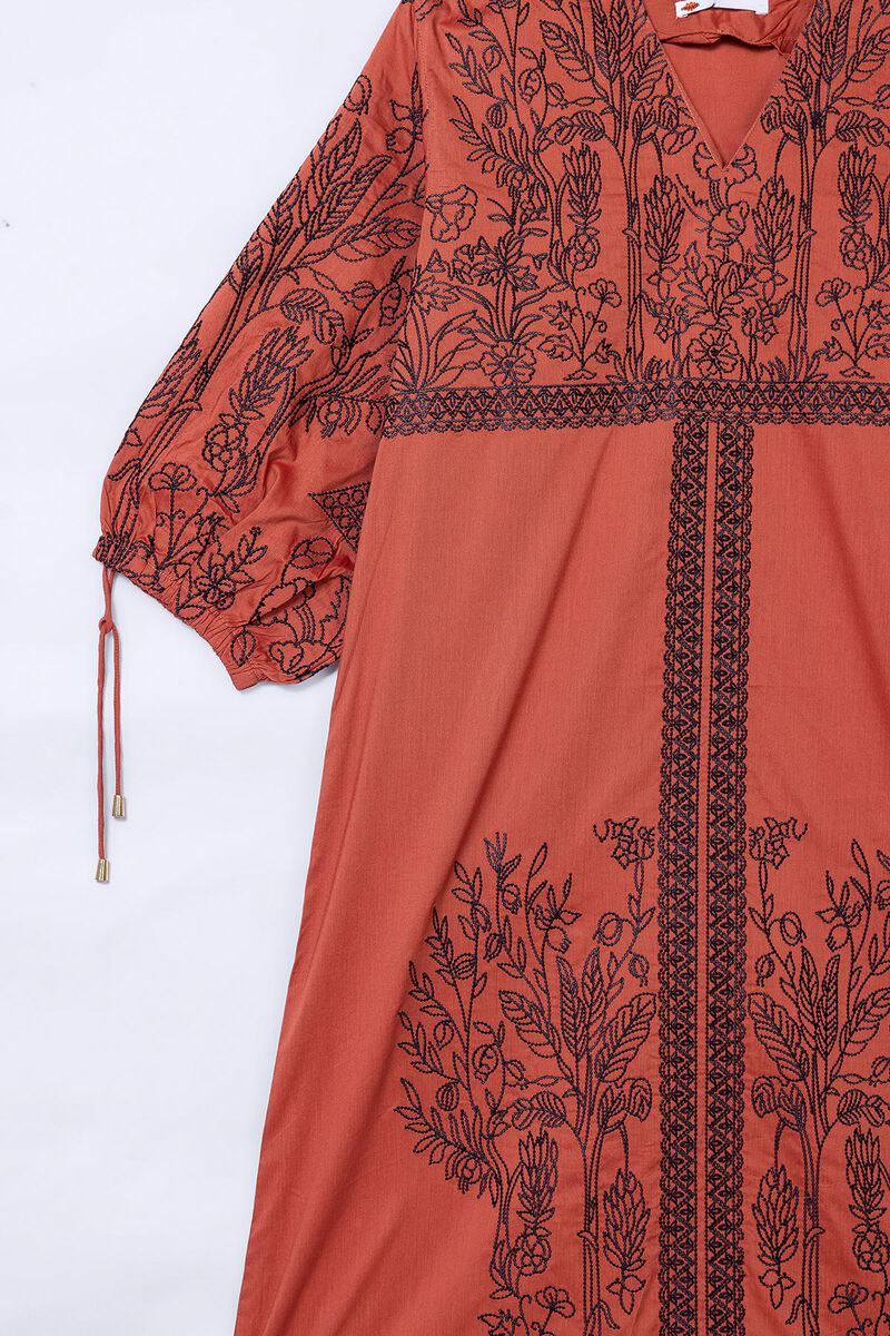 Embroidered | Cotton Viscose | Maxi Dress | null