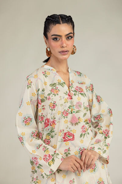 Printed | Cambric | Floral Cambric Kurta | GBP 30.00