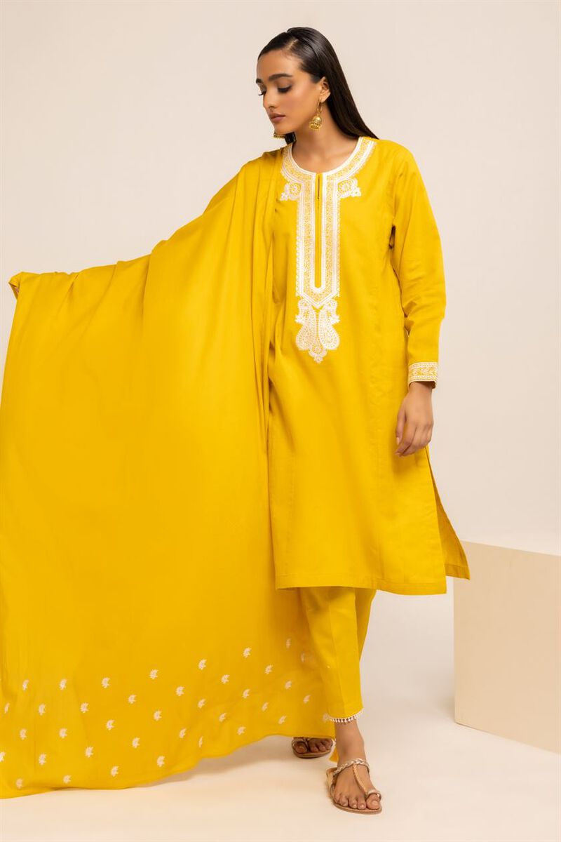 Dyed Embroidered | Lawn | Dupatta | Embroidered | null