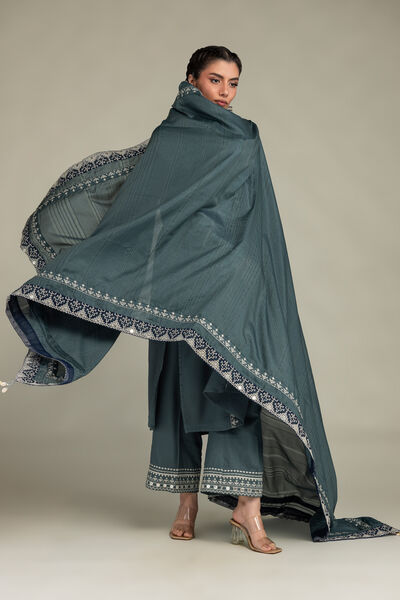 Embroidered | Polyester Silk | Polyster Silk Dupatta | GBP 35.00