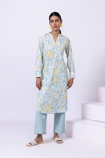 Printed | Ripple Crinkle | Kurta | GBP 10.00