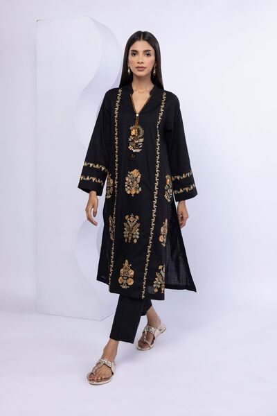 Embroidered | Crosshatch Poplin | Kurta | GBP 35.00