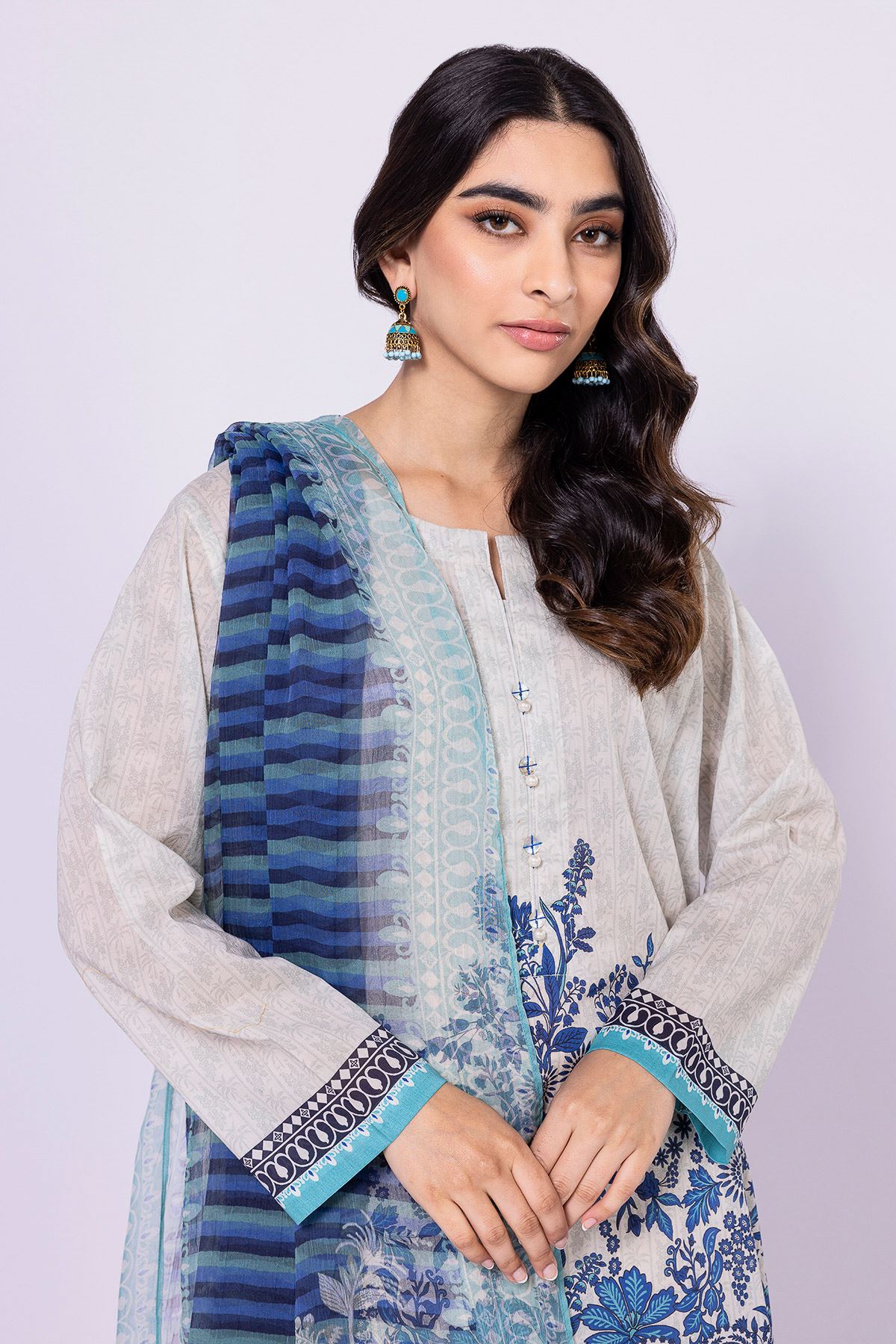 Buy Fabrics 3 Piece | 10.80 GBP | 1001763190 | Khaadi United Kingdom