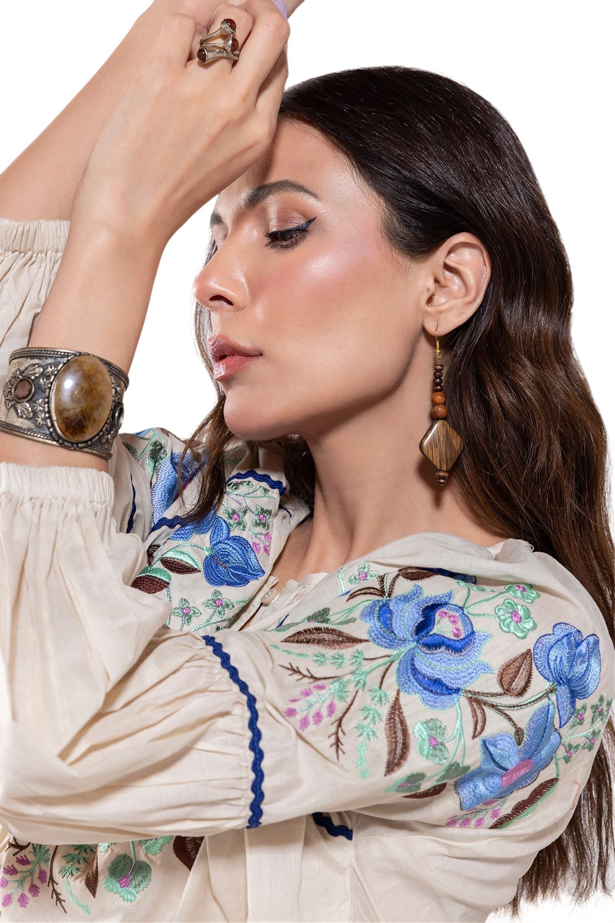 Buy Blouse | Embroidered | 15.00 GBP | 1001823491 | Khaadi United 