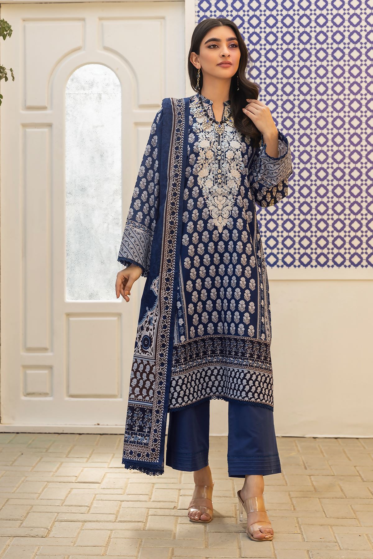 Buy Fabrics 3 Piece | 12.00 GBP | 1001796447 | Khaadi United Kingdom