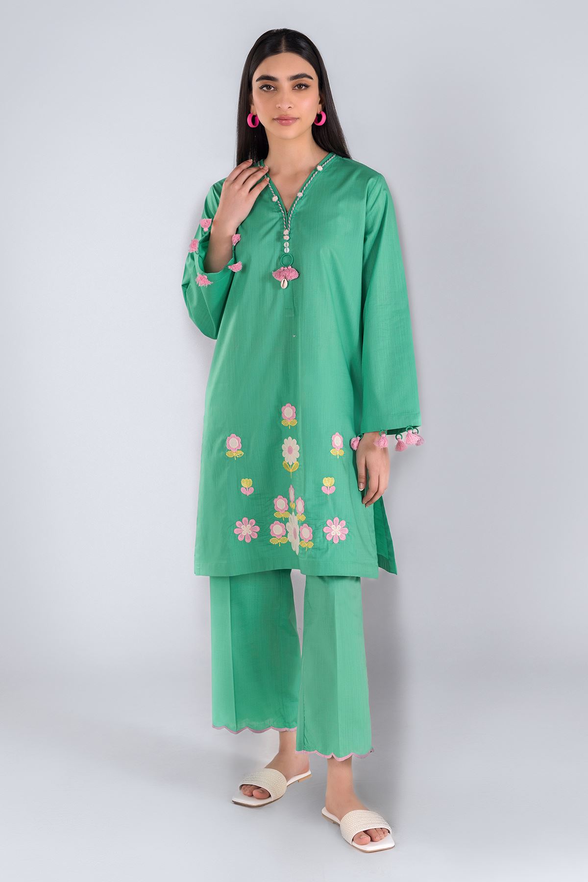 Buy Kurta 0 0 N A EET24378 VG GREEN Khaadi United Kingdom