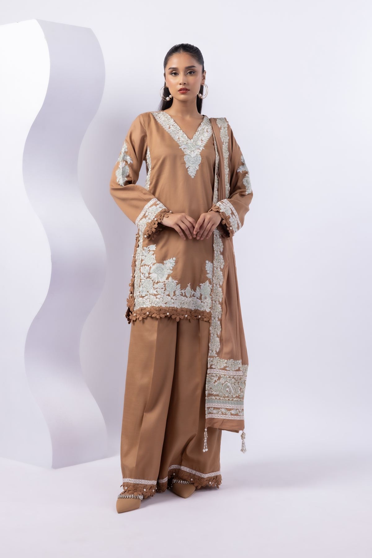 Buy Flared Pants | 0.0 N/A | SB25065B-VG_MULTI | Khaadi United Kingdom