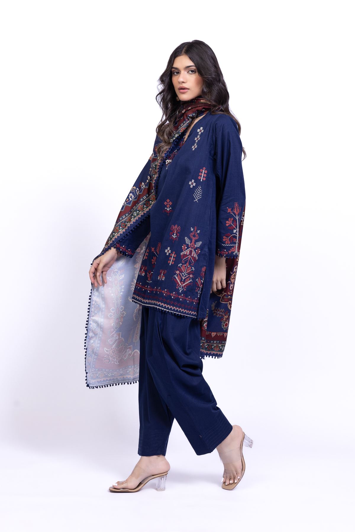 Buy Shalwar | 3.60 GBP | DCH07B-VG_MULTI | Khaadi United Kingdom