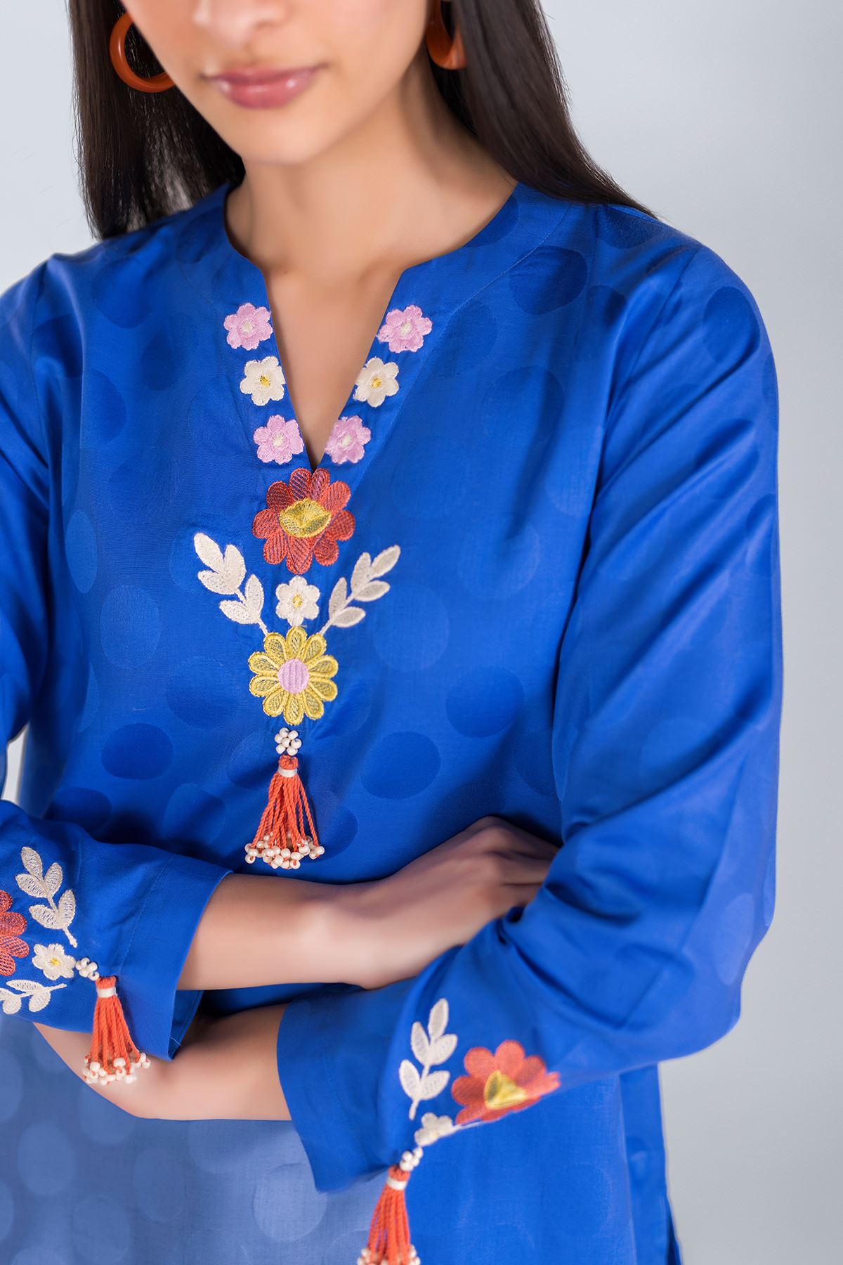 Buy Kurta | Embroidered | 30.00 GBP | 1001809312 | Khaadi United  