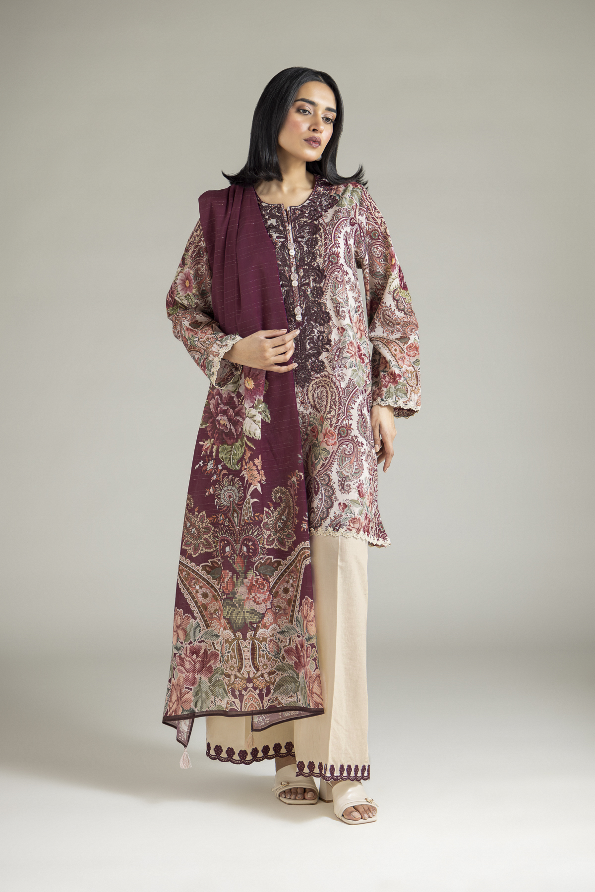 koppi FRAMeWORK【定価24200円】LINEN-TERRY Buy Paisley Tailored 3-Piece | 55.00 GBP | T-A22-26-123FH2