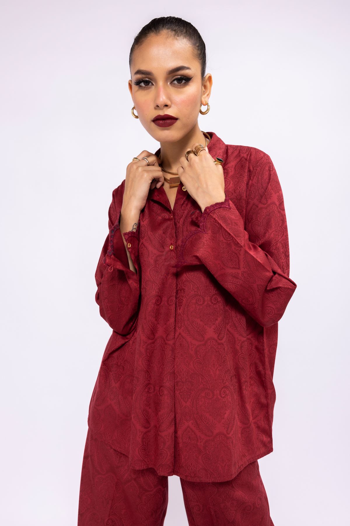 Buy Shirt | Embroidered | 9.00 GBP | 1001764485 | Khaadi United Kingdom