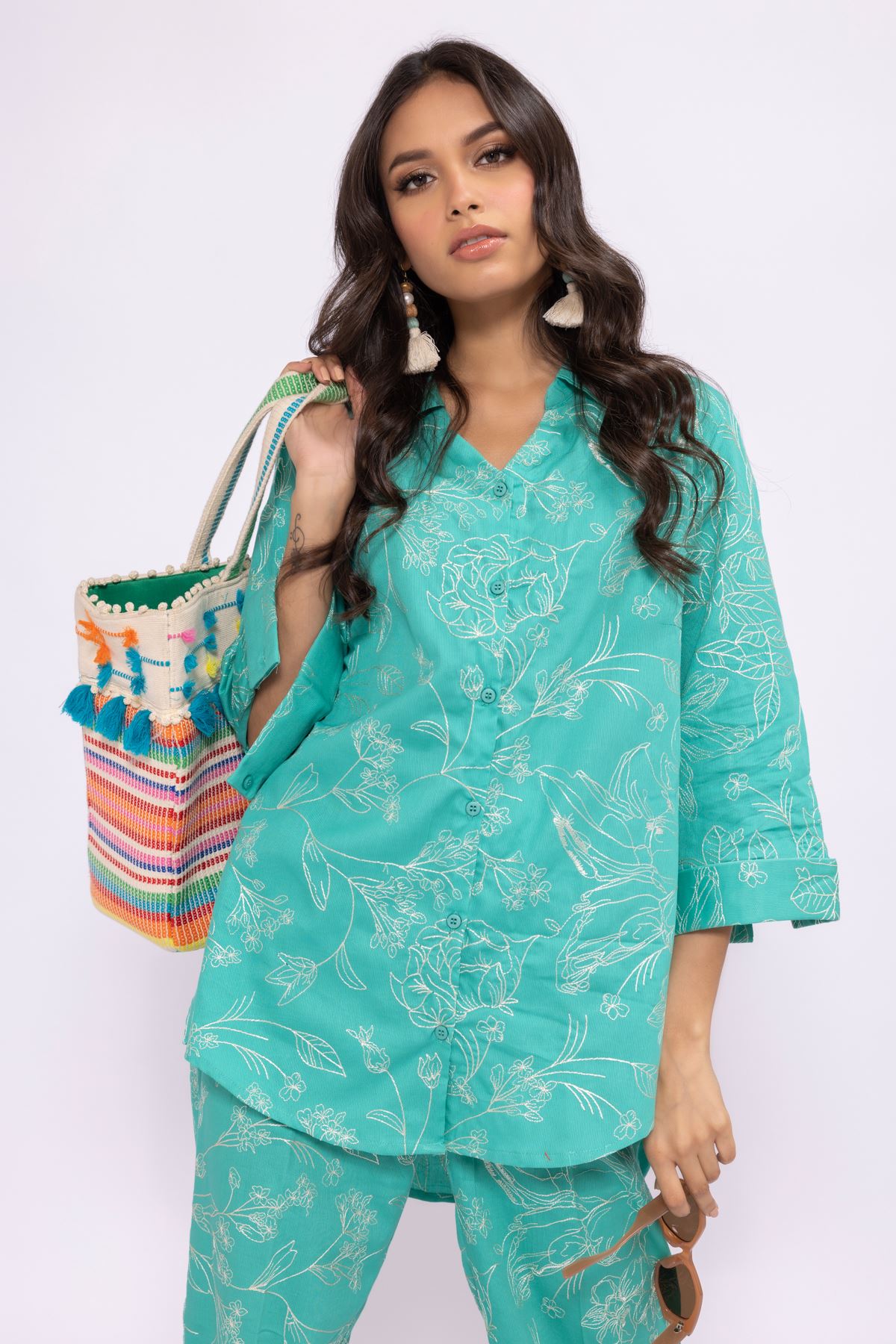 Buy Shirt Embroidered 9.00 GBP 1001762511 Khaadi United Kingdom