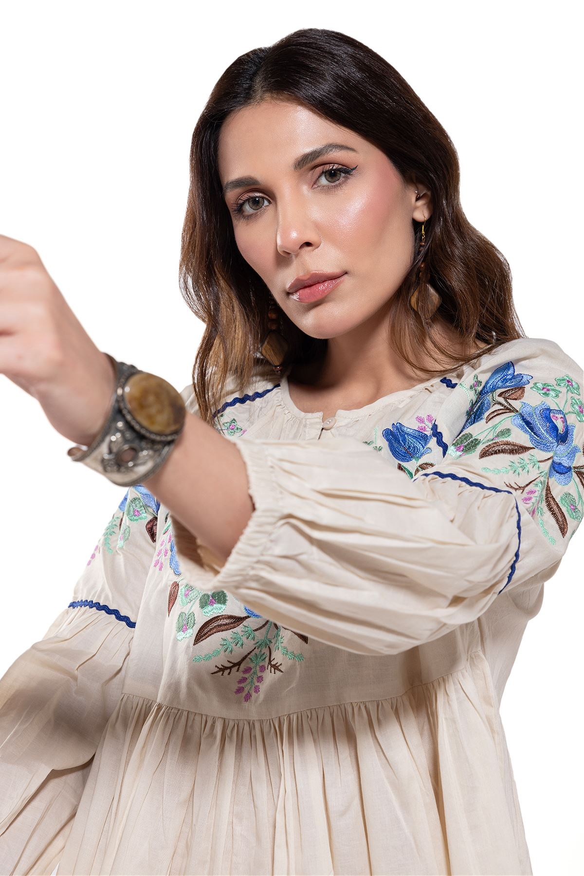 Buy Blouse | Embroidered | 15.00 GBP | 1001823491 | Khaadi United 